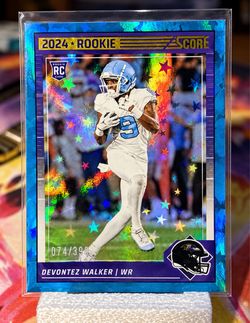 2024 Score Devontez Walker Rookie Card 074/399