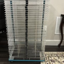 Artist Drying Rack. 18”x 24” 40 Shelves