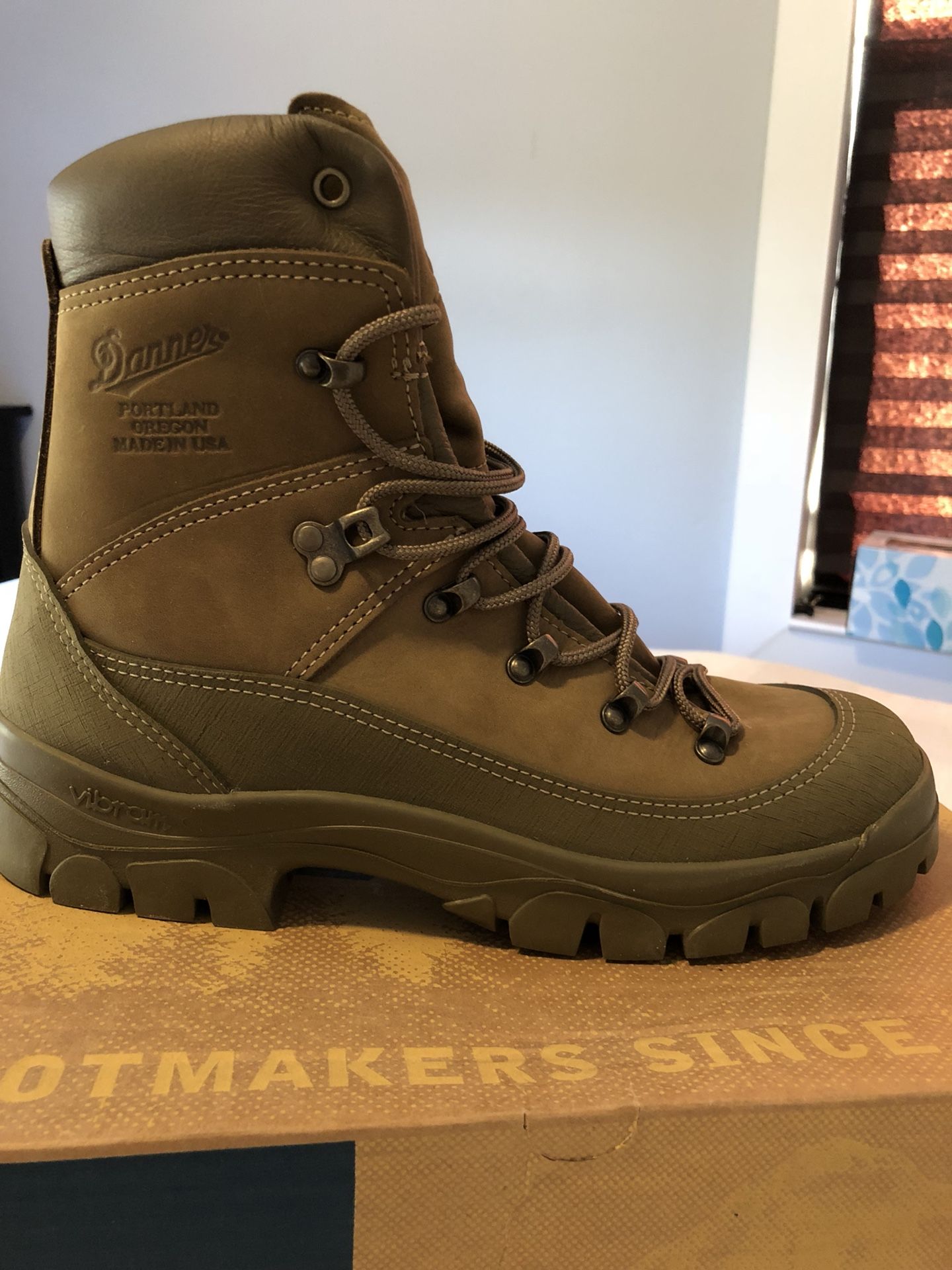 New DANNER ICH 7” Olive Military Boots 43515X Size MEN W 8.5 for 