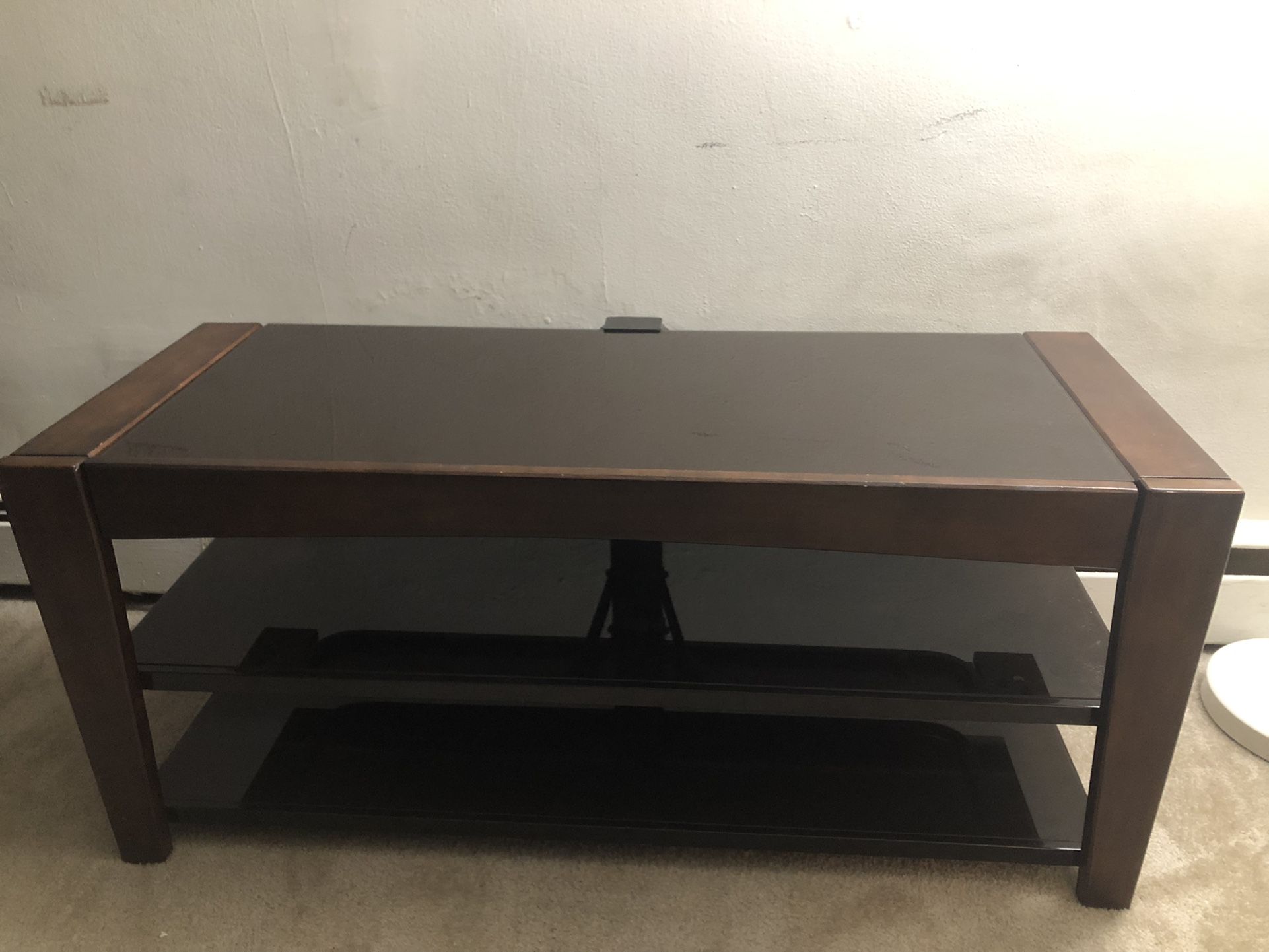 Glass Top Tv Stand