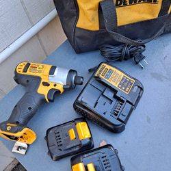 Drill,charger and 2 Bateries