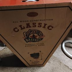 New Open Box Vintage Old Century Baseball Pinball Style Baseball Game