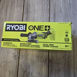 RYOBI ONE+ 18V Cordless 4-1/2 in. Angle Grinder (Tool Only