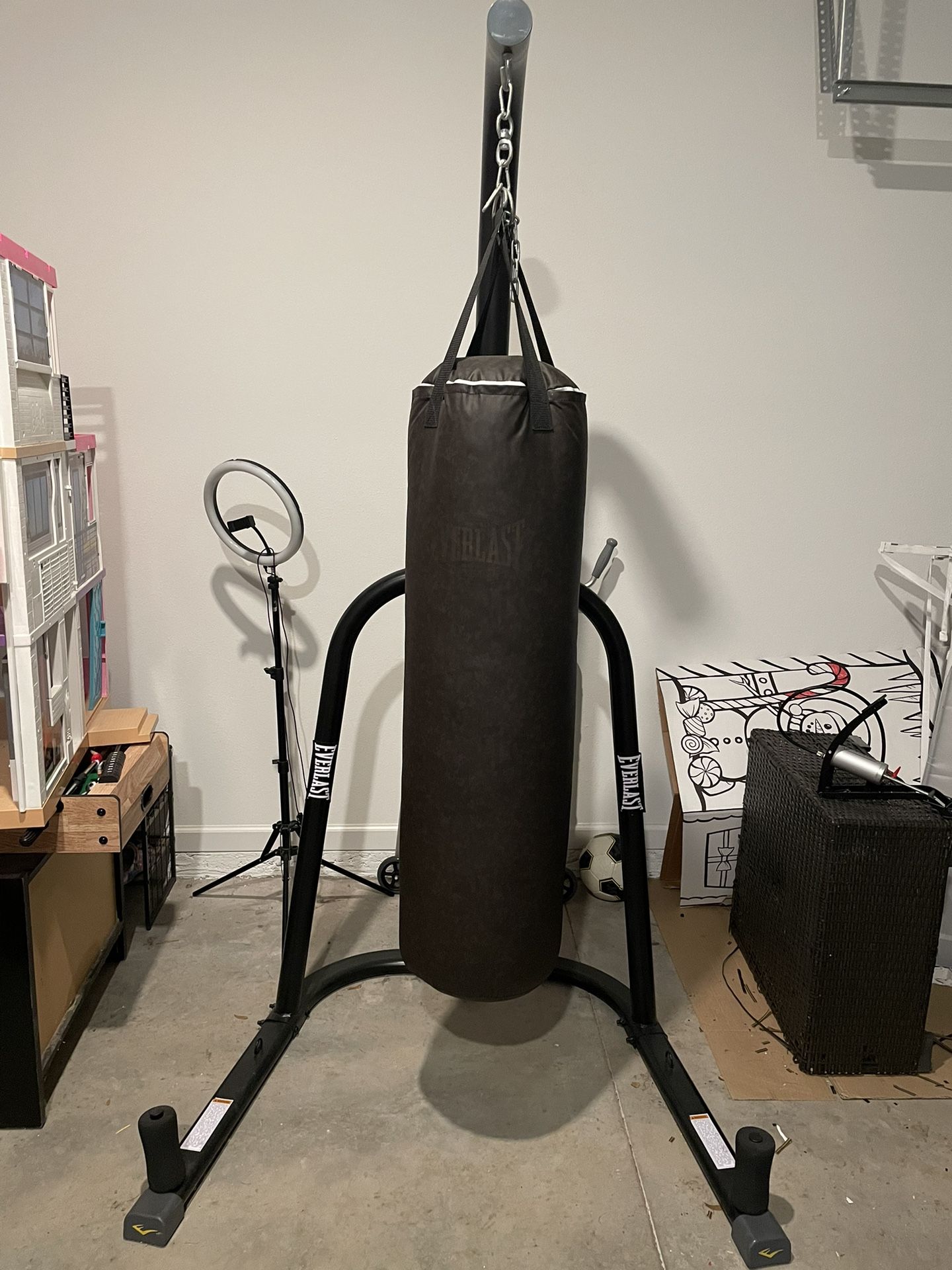 Punching Bag W/gloves