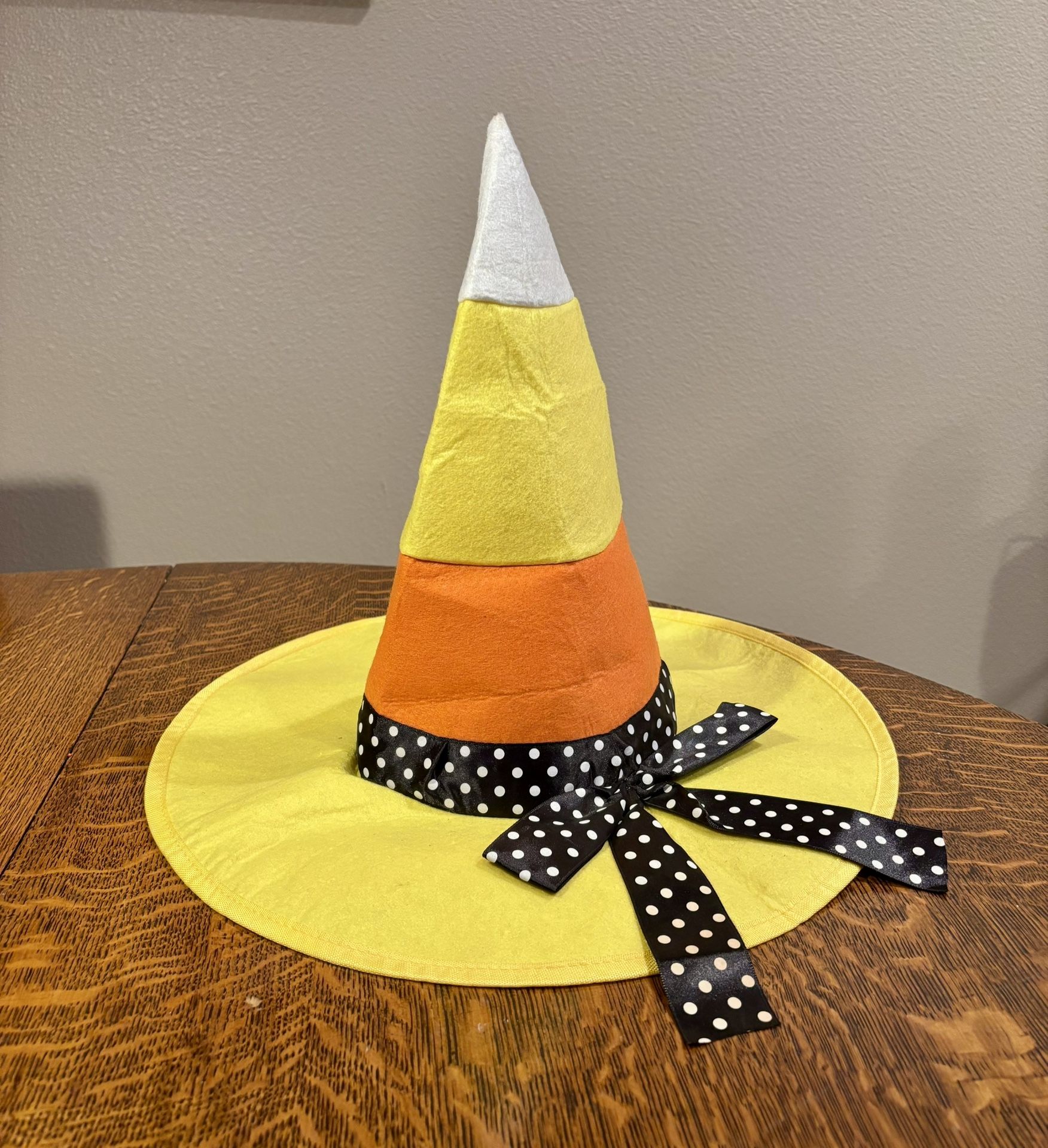 CUTE Candy Corn Witch Hat