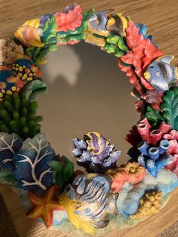 Sea themed decorative mirror