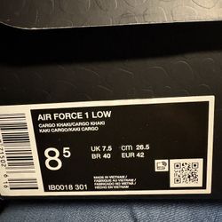 AIR FORCE 1 LOW CARGO KHAKI/CARGO KHAKI KAKI CARGO/KAKI CARGO