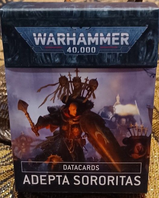 Warhammer 40,000 Data Card Bank ADEPTA SOROITAS Deck Role Playing Game