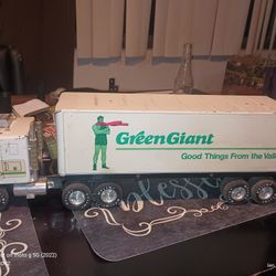 Green Giant Antique Toy Big Rig Truck