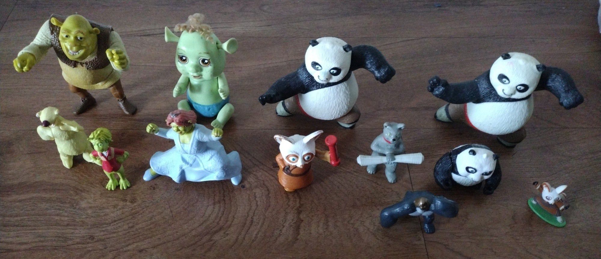 Shrek Fiona Baby Sid Alien& Pandas Master Chifu Classic Toys $12 Cash Available Now 