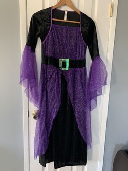 Girls Size 10 Witch Costume.