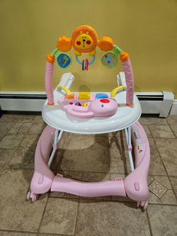 Boyro 5-in-1 Baby Walker Pink