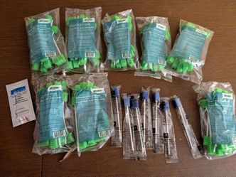 Huge lot of brand new oral swabs - over 165