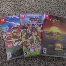 New Sealed Nintendo Switch Games 