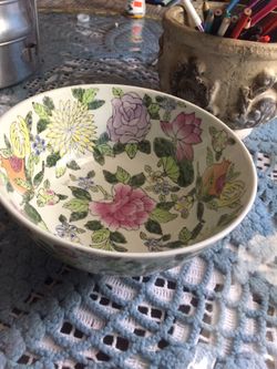 Floral bowl