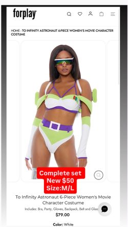 Variety of Halloween costumes for adult women