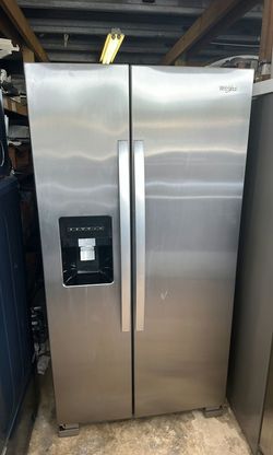 Whirlpool Stainless Fridge Side by Side