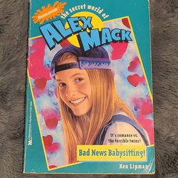 Vintage Alex Mack book - Nickelodeon 