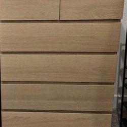 IKEA Malm 6 Drawer Dresser