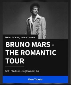 Bruno Mars - The Romantic Tour