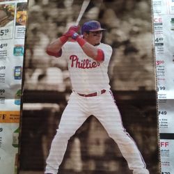 Phillies Bobble Heads , Carlos Ruiz, Ryan Howard , Chase Utley.