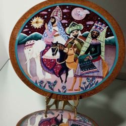 1982 VON HEIDI KELLER PORCELAIN PLATE 8"