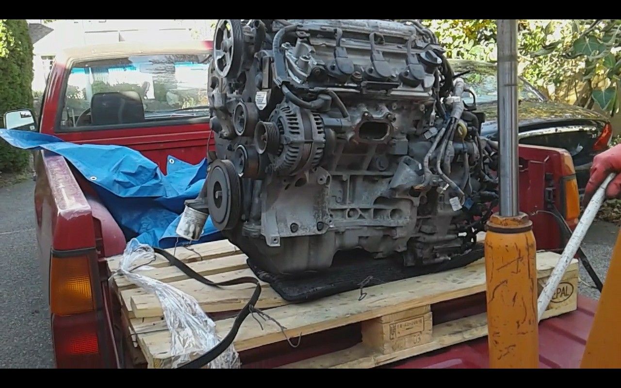 2005-08 acura RL , A35A8 engine and automatic transmission - no other parts except as listed