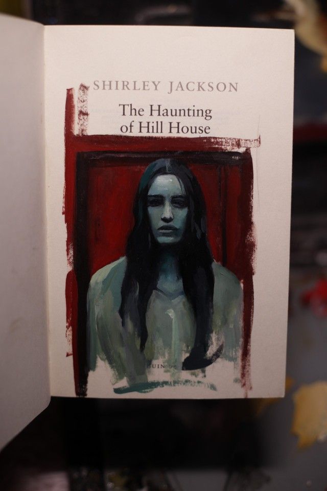 Haunting Of Hill House With Original Oil Painting Inside