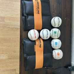 Driveline Weighted Balls (6) + 2 Wrist Weights 