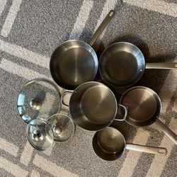 Stainless Steel Cookware Set (8 Pieces)