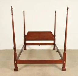 Mahogany Four-Poster (or canopy)  Baker Bed Frame