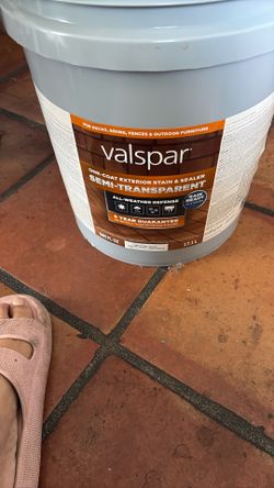 Fence Stain Sealer Has Not Been Open 5 Gallon