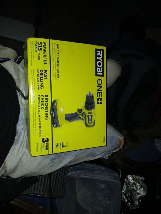 Ryobi Drill And Battery 