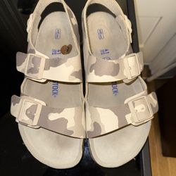 Camo Birkenstocks 