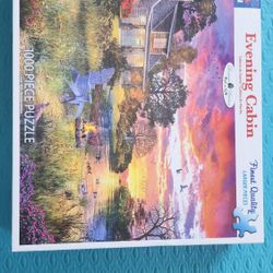 Evening Cabin Puzzle 1000 Pieces