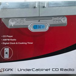 GPX Under Cabinet Radio / CD Player 