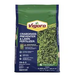 Vigoro Crabgrass Preventer & Lawn Fertilizer, 14.06 lbs., 5,000 sq. ft.