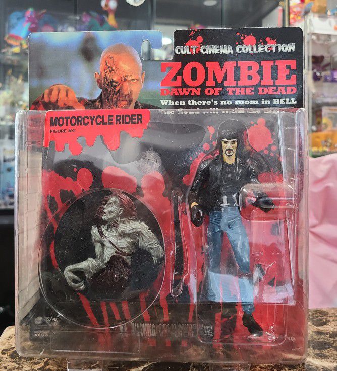 Cult Classic Japan ZOMBIE Dawn of the Dead MOTORCYCLE RIDER moc Case Fresh