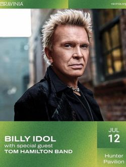 Billy Idol at Ravinia – 2 Lawn Tickets – 7/12/26