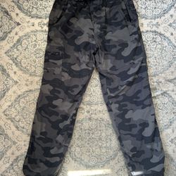 Boys Weatherproof/ Snow Black/Grey Pants S 7/8