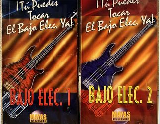 METODO DE BAJO ELECTRICO- VHS TAPE Incluye VOL1. Y VOL.2