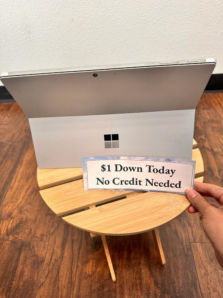 Microsoft Surface Pro 7 12.3 Tablet-PAYMENTS AVAILABLE-$1 Down Today 
