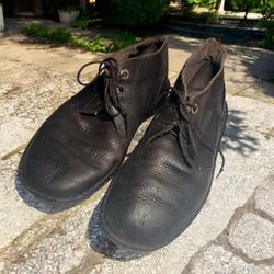 Vintage Dr. Martens Sussex Brown Leather Boots Size 9