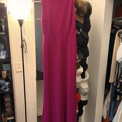 Lulus Long Pink Formal Dress