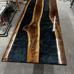 Live Edge Double River Table