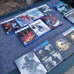 PlayStation 5 games / PS4 pro games $45 each Steelbook Limited edition or regular Games $25! Each or 3 for $60! PS5 Games & everything work