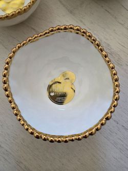 Pampa Bay Golden Salerno Snack Bowl Set of 3