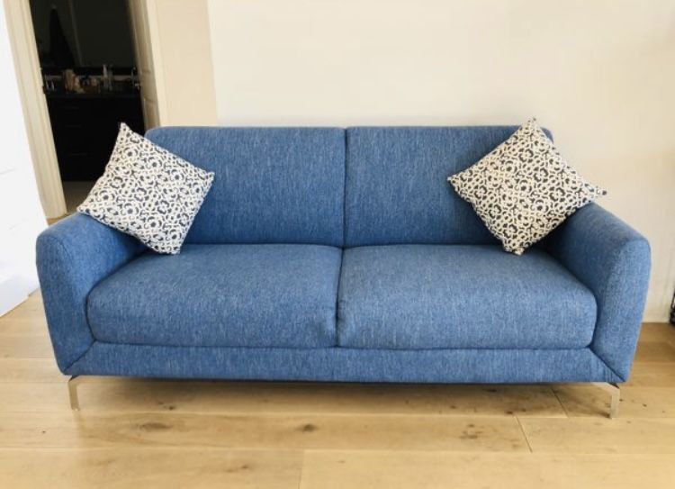 Blue Loveseat Couch