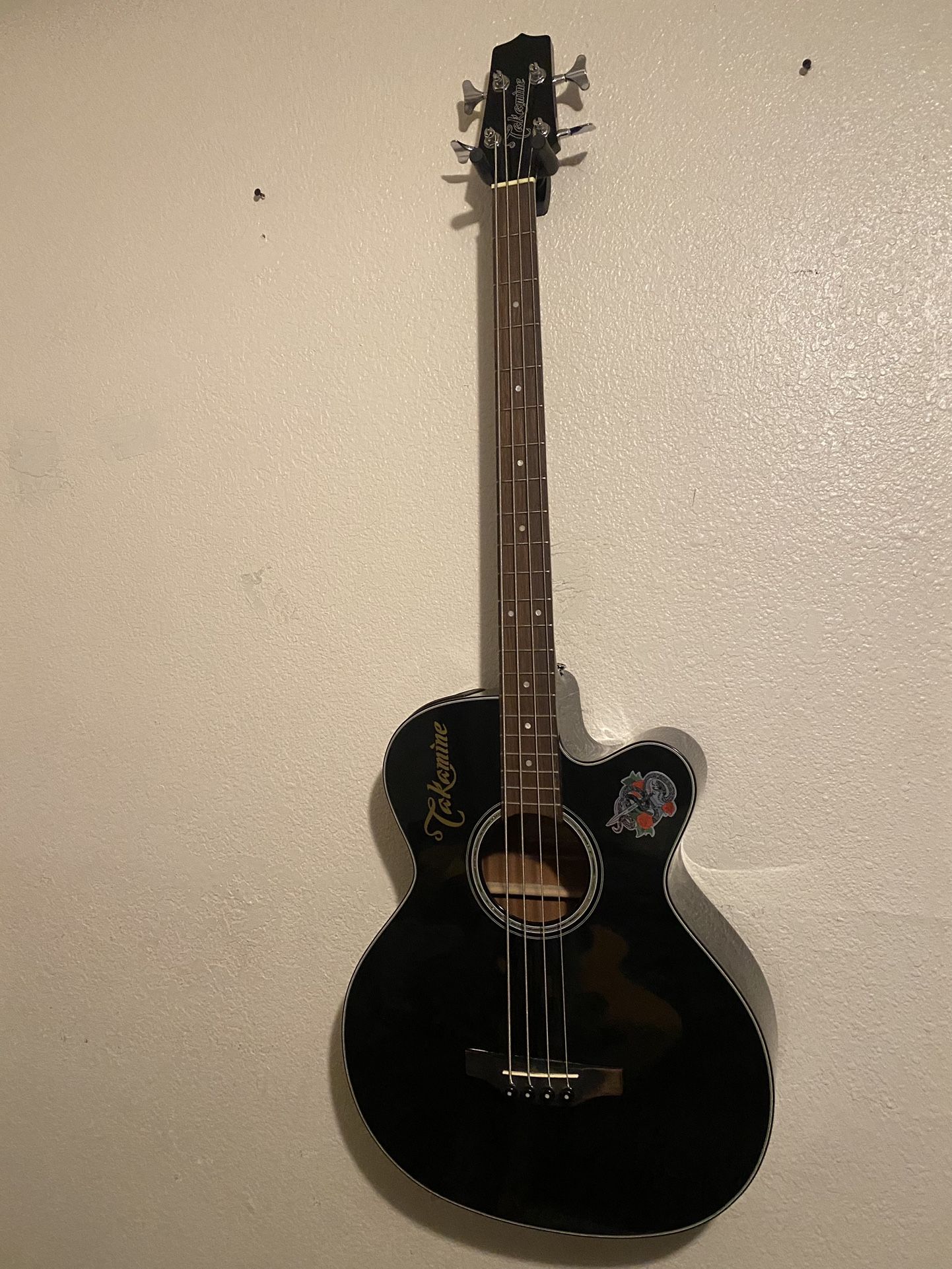 Takamine GB-30CE Acoustic Electric Bass Black