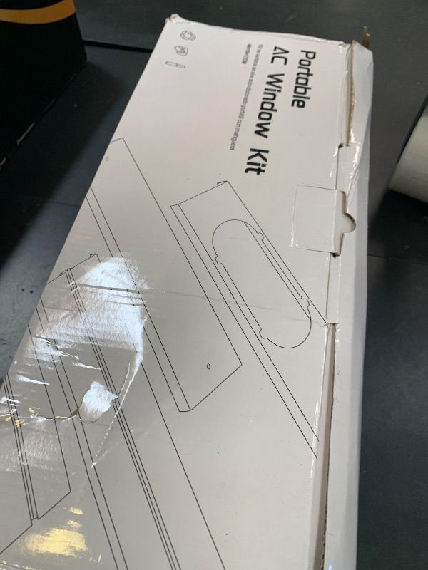 Air conditioner window vent kit